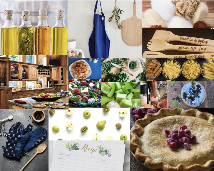 Publix Apron brand mood board: food and kitchen lifestyle imagery
